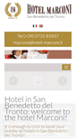 Mobile Screenshot of hotel-marconi.it